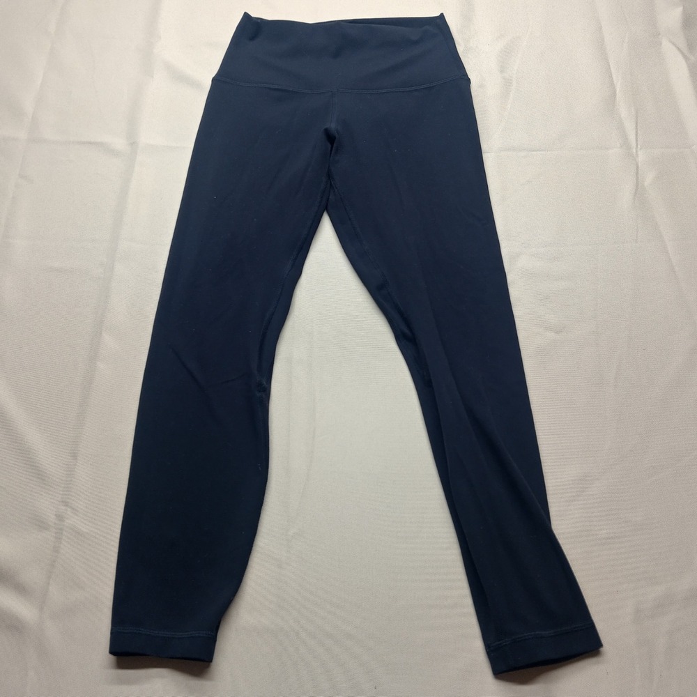 Lululemon Align High-Rise Pant 25 Navy Blue Nulu Yoga Leggings Size 6 LW5CT3S